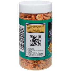 San Francisco Bay Brand Freeze Dried Krill Fish Food - All-Natural, Sustainably Harvested, High Protein Dried Shrimp for Freshwater and Saltwater Carnivores, Koi, Cichlids, Turtles - 0.78 oz (22g)