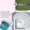 Knitting Ruler Knitting Gauge Measuring Tool Multifunctional Accurate Knitting Stitch