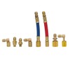8Pcs Air Conditioning Adapter MultiPurpose Connector Refrigeration Tool CT-138(CT-138 )