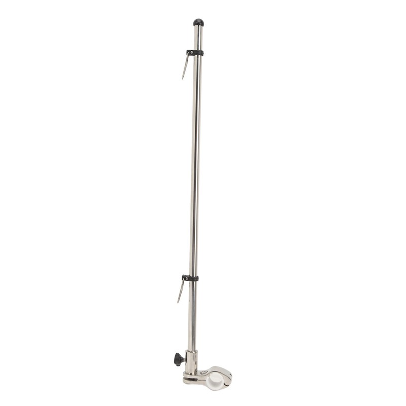 Marine Grade Rail Mount Flag Pole 560mm Stainless Steel Flag