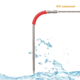 2pcs Replacement Meat Probe for Weber iGrill 2 Thermometer with 2 Probe Clip for Weber iGrill Mini &iGrill 3 &iGrill Pro Replacement Probe