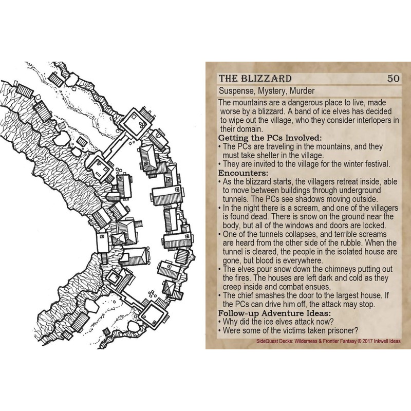 Sidequest Decks: Wilderness & Frontier Fantasy