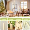30 Pack Beeswax Taper Candles in Bulk 8 inch Tall