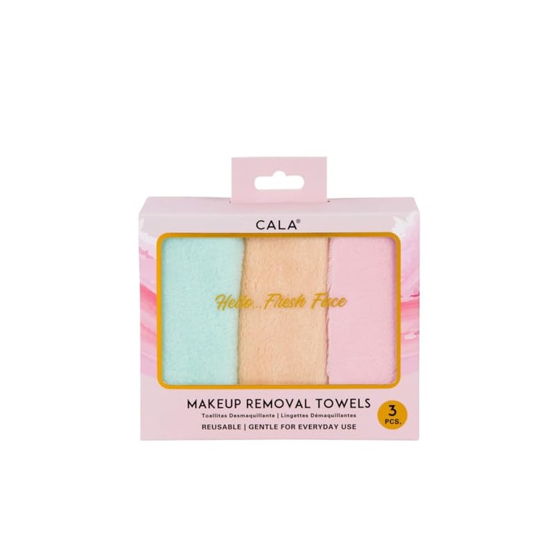 CALA - toallas para limpiar maquillaje (3 piezas)