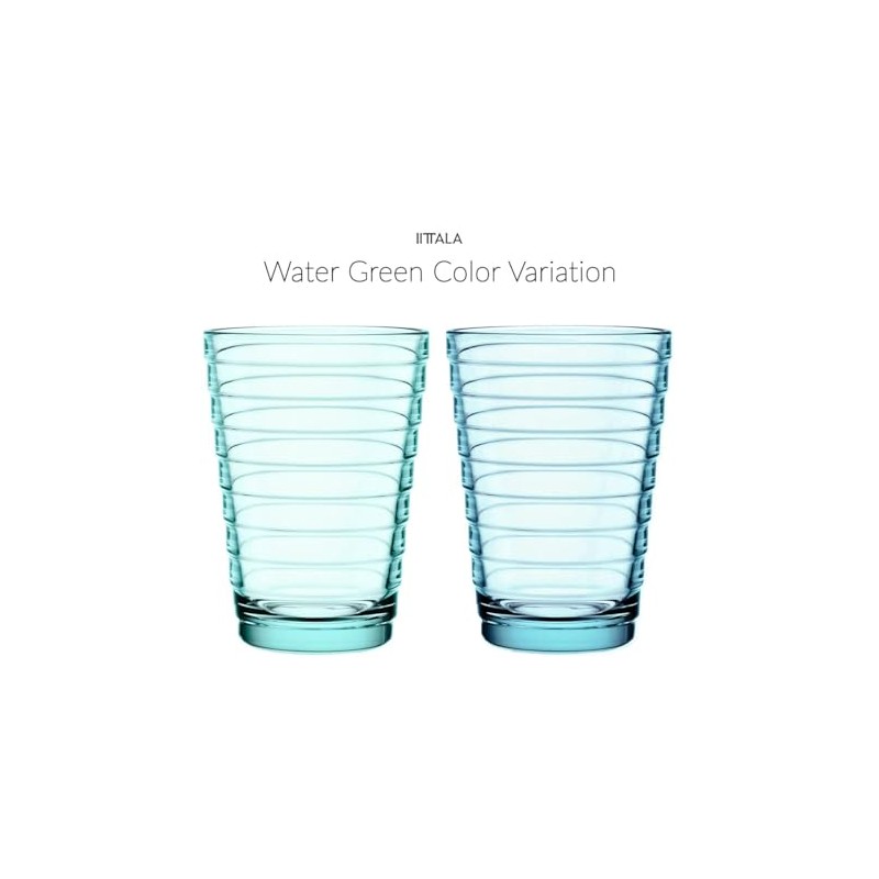 iittala Aino Aalto Water Green Large Tumblers - Set of