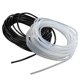 Flowbal Spiral Tube, White, 2.4 x 39.8 ft (6.0 mm) x 10 m, Pro Style Tool, FSP8W, RoHS Compliant, Indoor Use, White
