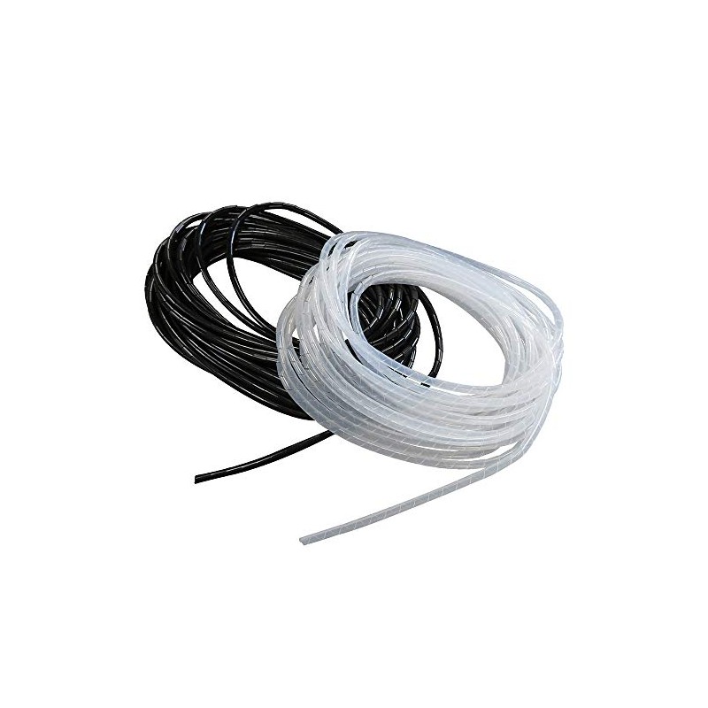 Flowbal Spiral Tube, White, 2.4 x 39.8 ft (6.0 mm)