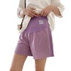 Aimoha Women's Maternity Shorts, Half Pants, Thin, Showpan, Adjuster, Plain,