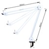 keepdrum MS138 Microphone Arm White + MS089 Microphone Spider for