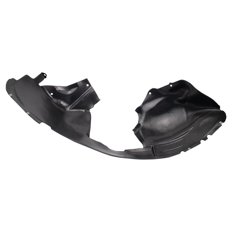 TRQ Front Right Inner Fender Liner Black Passenger Side Compatible