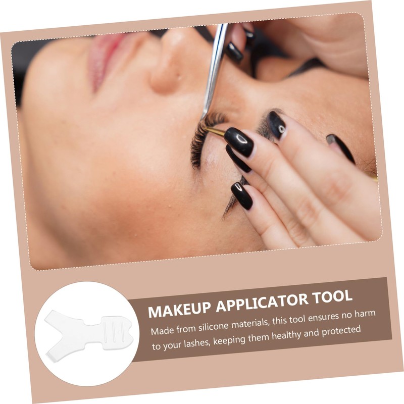 Healeved 50pcs Y-shaped Eyelash Curling Tool Multi-functional Applicator for Easy