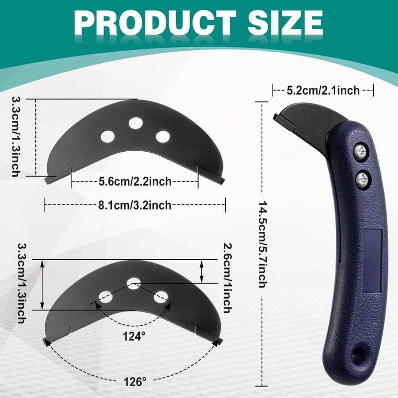 Lanties 2 Pcs Carbide Scoring Cutter Knife Laminate Floor Cutter