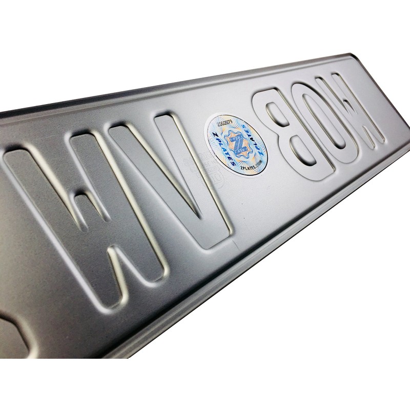 Z Plates Compatible with VW Wolfsburg Front German Novelty License
