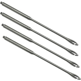 4 Pcs Fish Hook Remover, Stainless Steel Fish Hook Detacher Quick Unhooking Security Extractor for Saltwater Freshwater