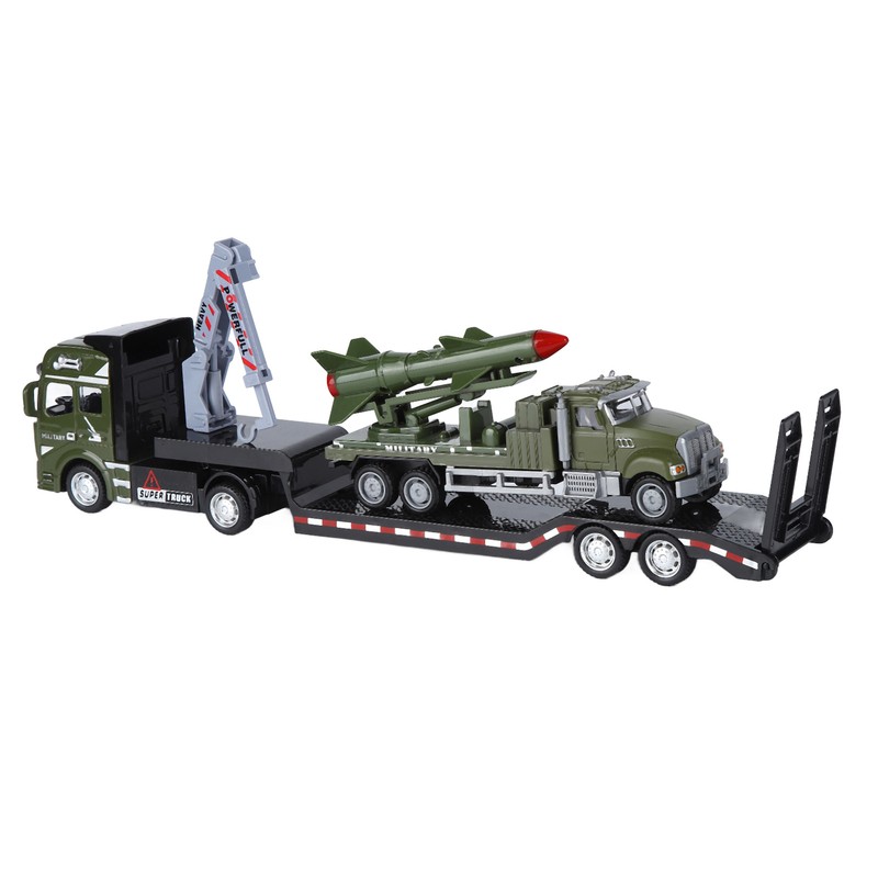 1:50 Tow Truck Toy Alloy Pull Back Car Highly Simulation