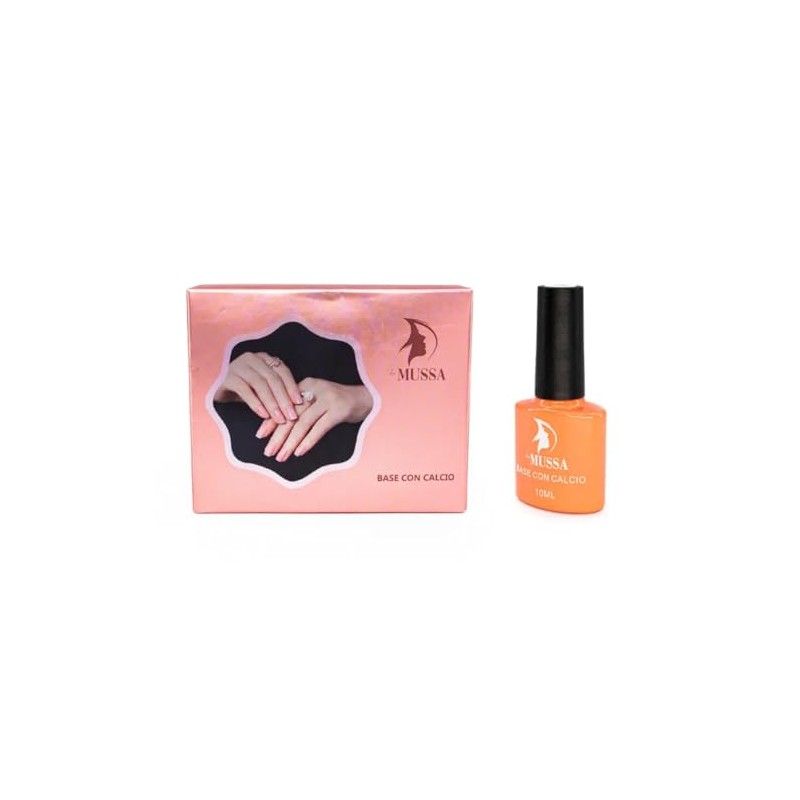 Base con calcio Mussa para uñas gel de 10 ml,