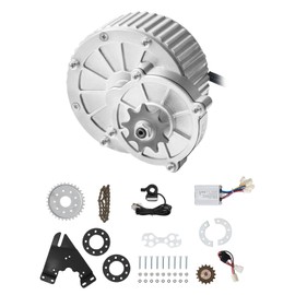Happybuy 36V Electric Brushed DC Motor Kit - 450W 3000rpm with Advanced Controller and Throttle for Go Karts, E-Bikes, Motorcycles, Scooters