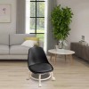 generic Silla Con Asiento De Ruedas Taburete De Pedicura Negro