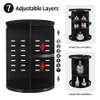 seinlife 360 Rotating Makeup Organizer,DIY Adjustable Spinning Holder,Foldable Cosmetic Storage