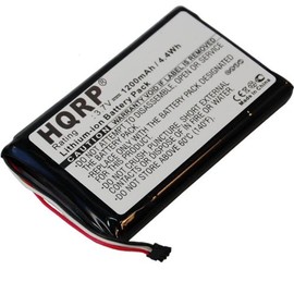 HQRP 1200mAh Battery Compatible with Garmin 361-00035-01 Nuvi 1200 1205 1205W 1250 1255W 1260 1260W GPS Navigator