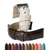 diloy Sporty Watch Strap Made of Smooth Cowhide Leather with