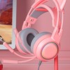Cat Ear Headphones with Noise Reduction Mic for Girls All