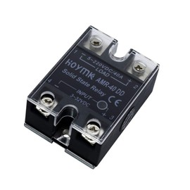 Hoymk DC-DC AMR-10/25/40/50/60/80A/DD Actually 3-32v Dc to 5-220v Dc Amr Single Phase Solid State Relay (AMR-40A)