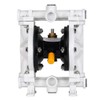 Polypropylene Air-Operated Double Diaphragm Pump with PTFE Diaphragms Max 100psi