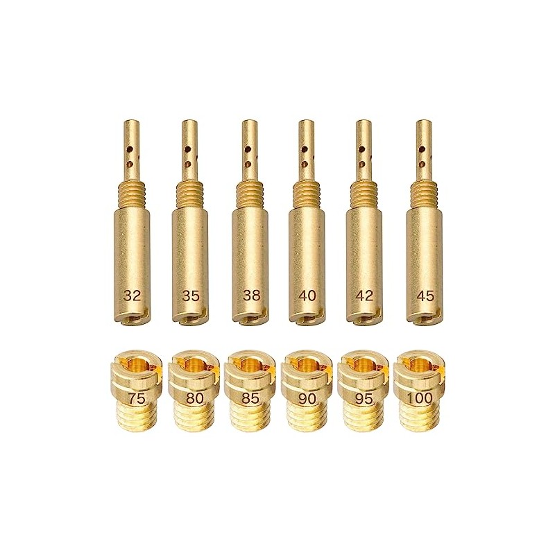 Pilot Jet Keihin Jetsetmoto Round/Small (5 x 6.7) 12 Pieces,