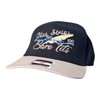 Blue Strips for Bare Tts Hat:_Black/Black YP 6006