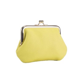 JFOLKS [Retro Design x Modern Features] Wallet, Women's, Men's, Compact, Stylish, Coin Purse, Bill Holder, Card Pocket, Free Pocket, Genuine Leather, 5 Colors, yellow