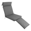 Blazing Needles Solid Outdoor Steamer Chair Lounge Cushion, 21 x