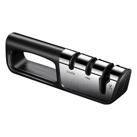 Thujopsis 包丁シャープナー ナイフ研ぎ 包丁研ぎ 刃物研ぎ 2ステップ 手動研ぎ器 滑り止め付き 家庭用 簡単