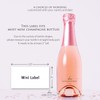 Pop the Champagne - 12 Printed Waterproof Mini Champagne Bottle
