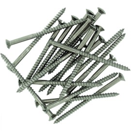 No.6 x 1.38 (3.5mm x 35mm) Slot Raised Countersunk Wood Screw - Stainless Steel (A2) (Pack of 20)