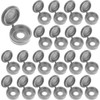 LICQIC 50 PCS Screw Cover Caps, Plastic Hinged Screw Cover