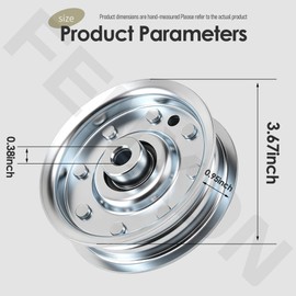 FENXDN Flat Idler Pulley B527 Replacement for Sw-isher Lawn Mower