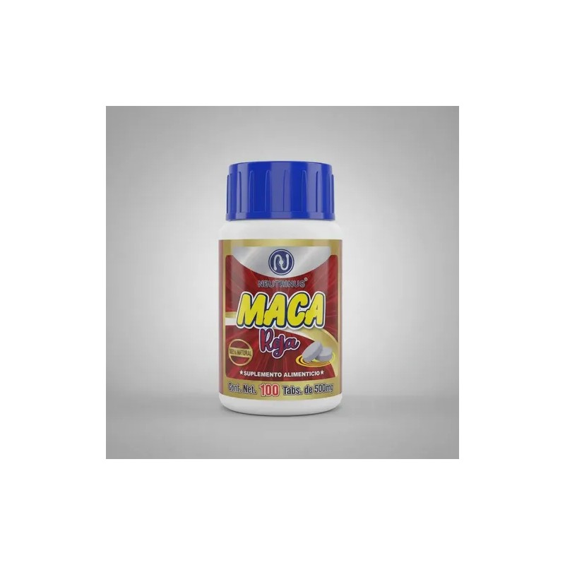 Maca Roja 2 Botes Con 100 C/u Tabletas Suplemento Natural