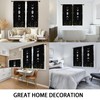 Coxila Moon Phase Kitchen Window Curtains 27.5 x 39 Inch