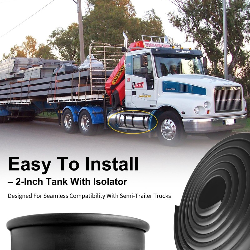 6ft Fuel Tank Strap,Rubber Gas Tank Straps for Most Semi-Trailer