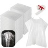 fourq 62 x 51 Inch Disposable Capes Hair Salon, 50pcs