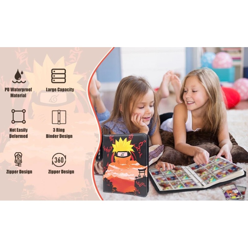 Anime Card Binder for Trading Cards,480 Cards One Piece TCG