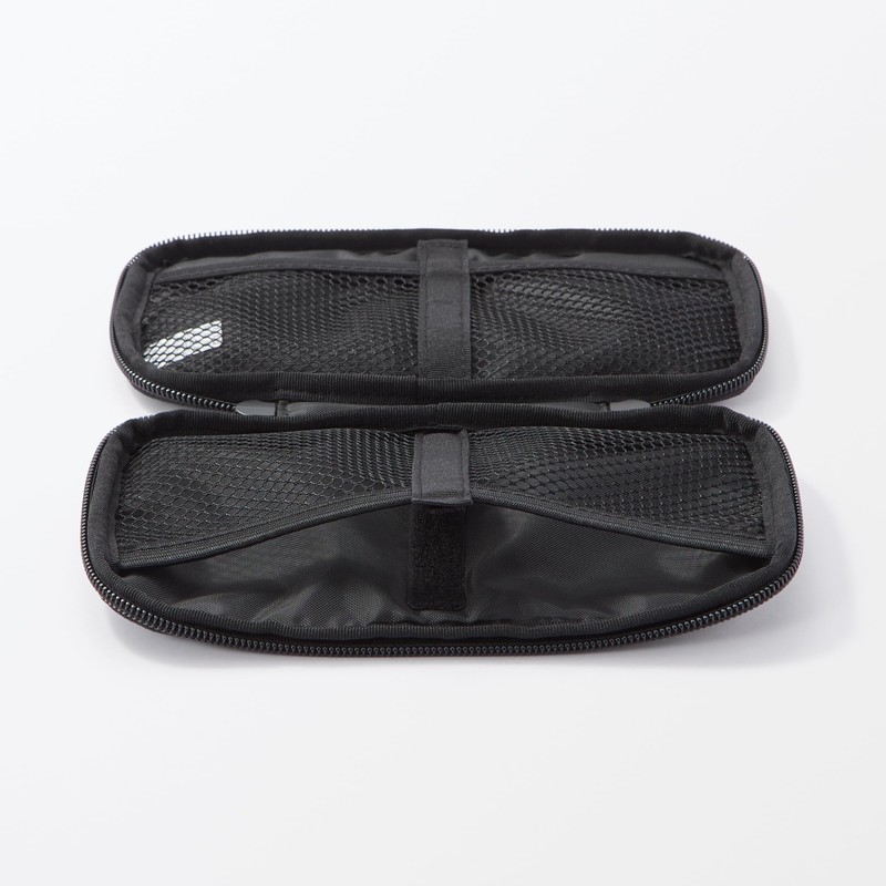 MUJI Gadget Pouch Slim, Black, One size
