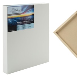 Da Vinci Pro Medium Textured Gesso Panel - 14x18" - 1-5/8 Depth Wood Panels for Painting - Accepts Mediums Like Canvas - for Oils, Acrylics, Mixed Media, Pastels & Drawing Sticks