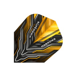 Harrows SUPERGRIP Ultra Flights| Set of x5 Premium Extra Strong Dart Flight Bag (15 Flights) (Blue)