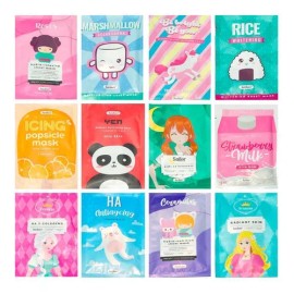 10 Pz Mascarillas Tipo Coreanas Kawaii Hidratante Antiedad