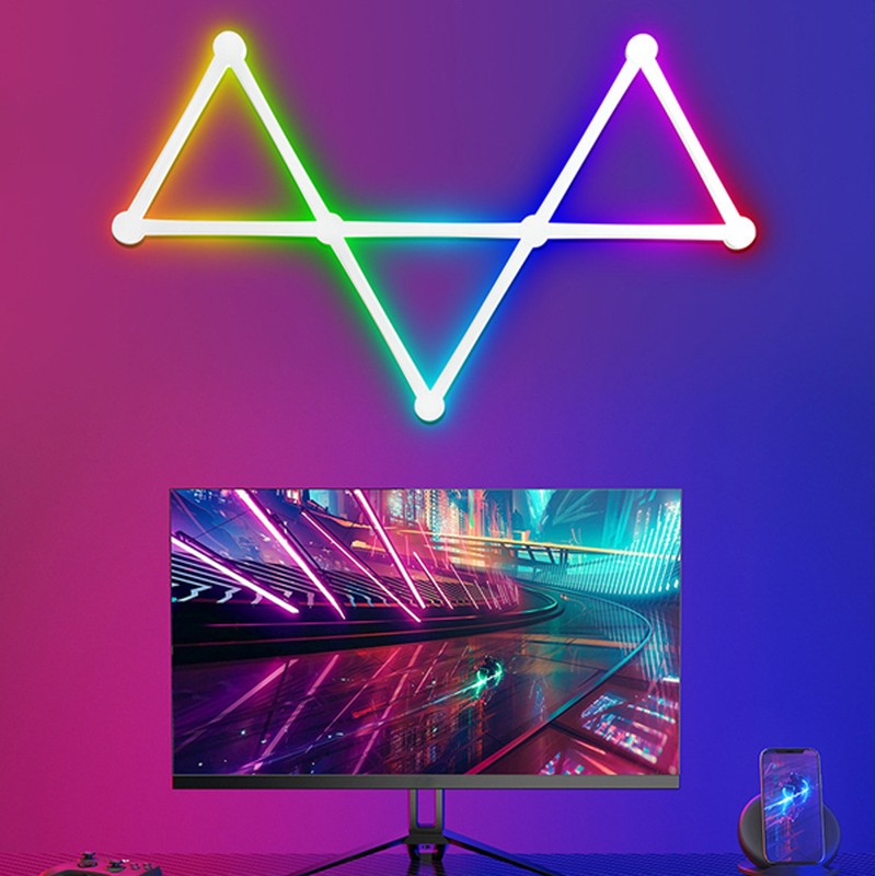 WIFI LED Smart Wall Lamp APP Control Light Bar DIY