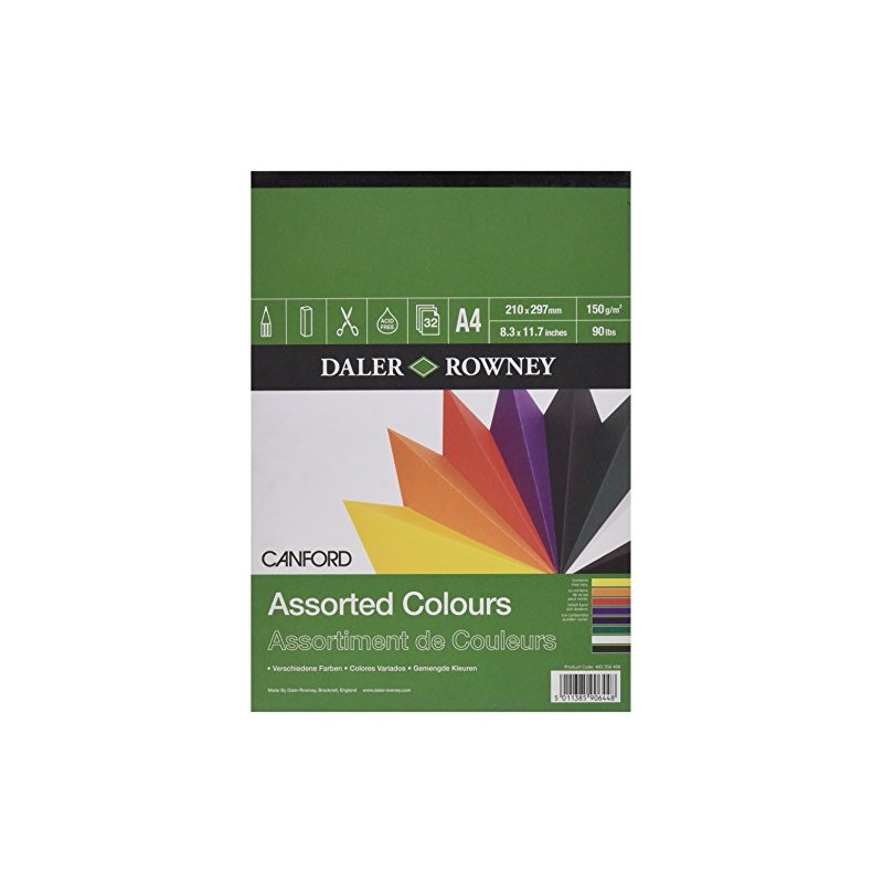 Daler - Rowney Canford A4 Coloured Notebook