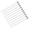 sourcing map Straight Ejector Pins, 1.5mm (1/16") Dia. 65Mn Steel