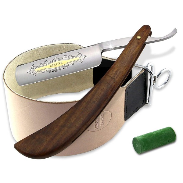 Vater Men's Gift Razor Set Beginners with Solingen Paste and